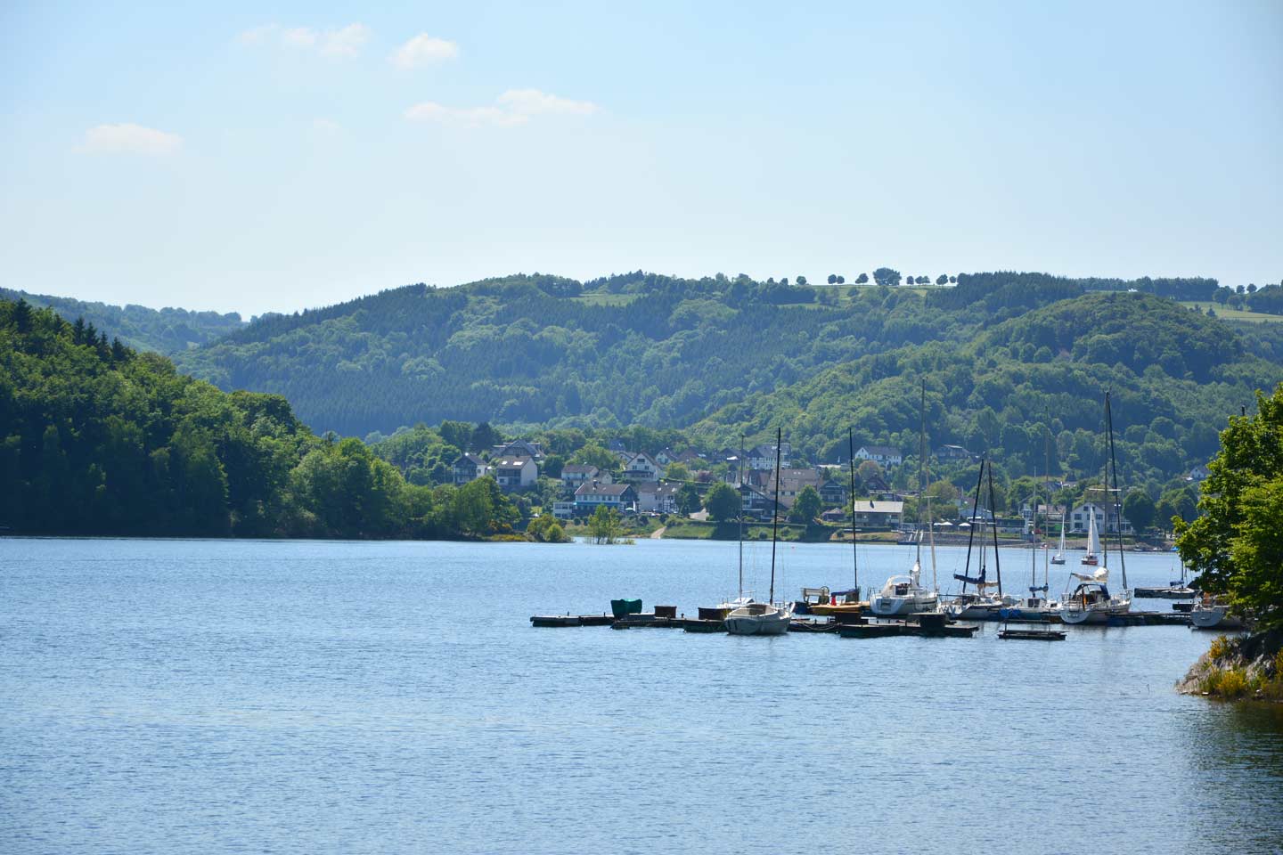 Rurtalsperre Schwammenauel Rurstausee Eifel