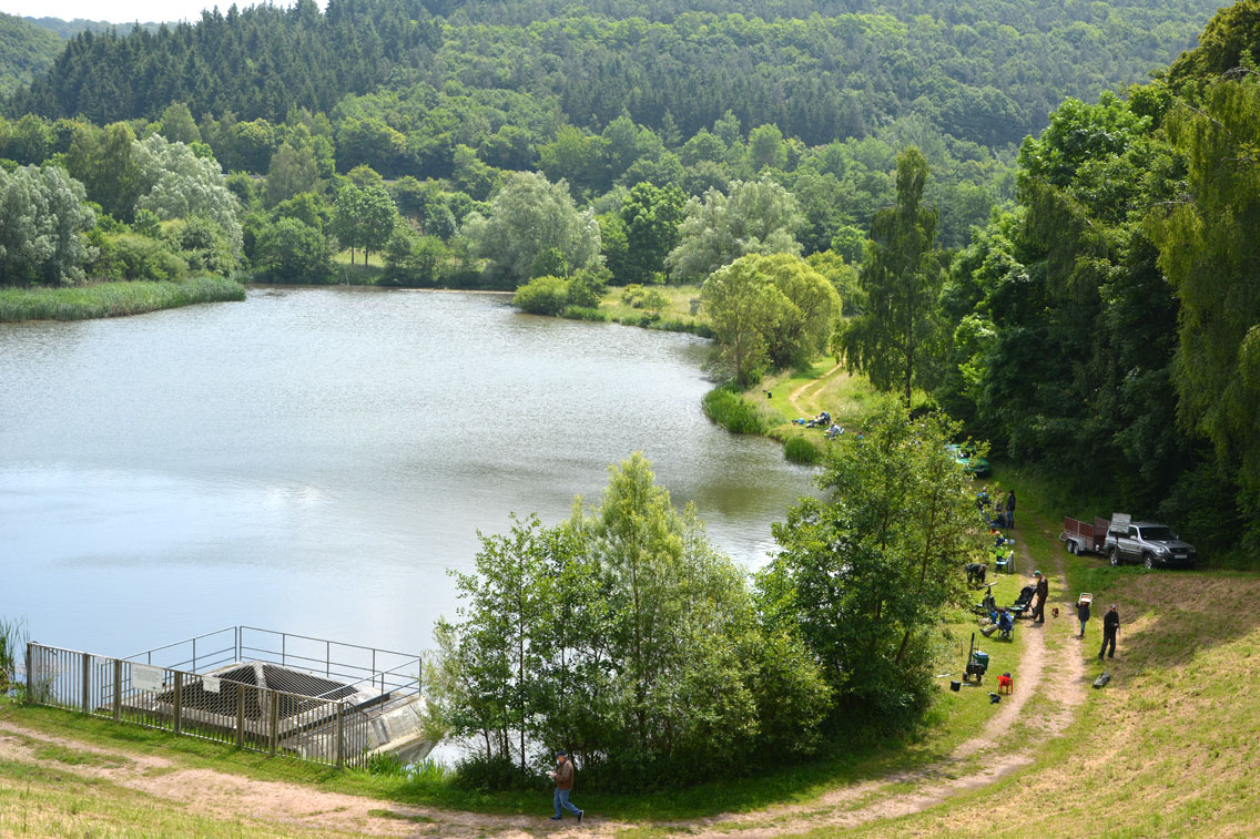 Rückhaltebecken Eicherscheid Eifel